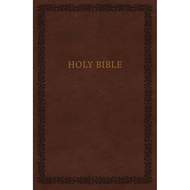NKJV Holy Bible Soft Touch Edition Brown (Comfort Print)(Imitation Leather)