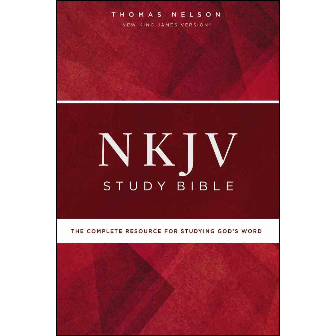 NKJV Study Bible Red Letter Complete Resource (Comfort Print)(Hardcover)