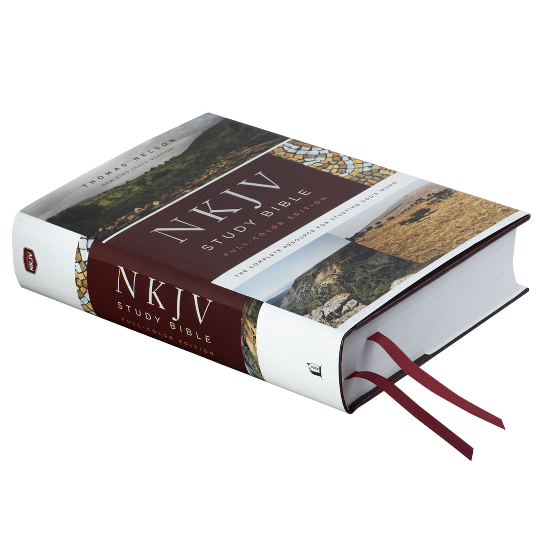 NKJV Study Bible Red Letter Complete Full Color (Comfort Print)(Hardcover)