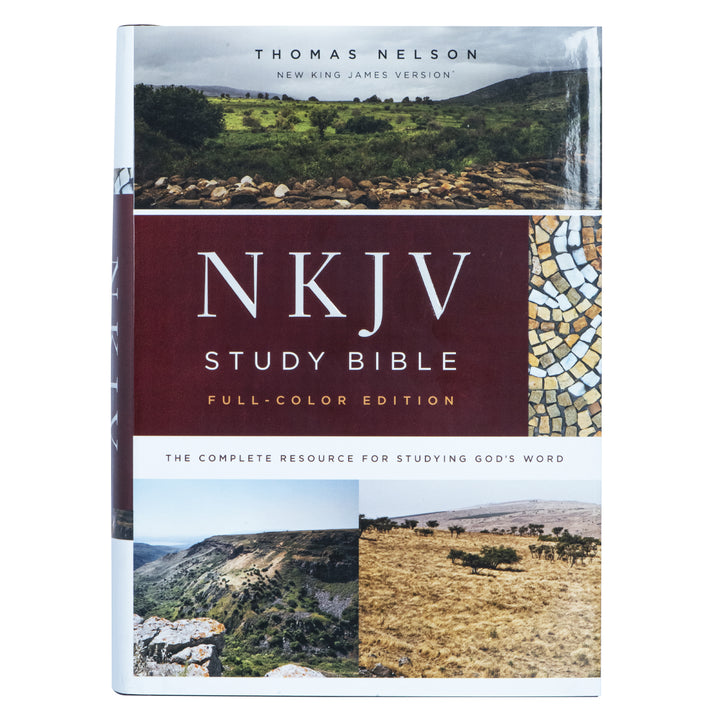 NKJV Study Bible Red Letter Complete Full Color (Comfort Print)(Hardcover)