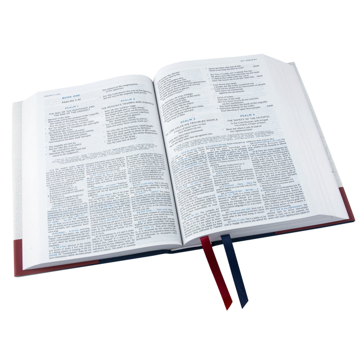 NKJV Macarthur S / Bible 2nd Ed Cloth Over Board Blue (Comfort Print)(Hardcover)