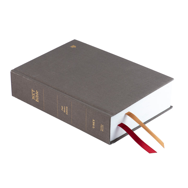 NET Bible Full-Notes Edition Cloth Over Board Gray (Comfort Print)(Hardcover)