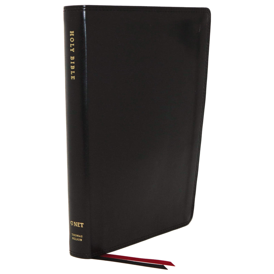 NET Bible Thinline Black (Comfort Print)(Imitation Leather)