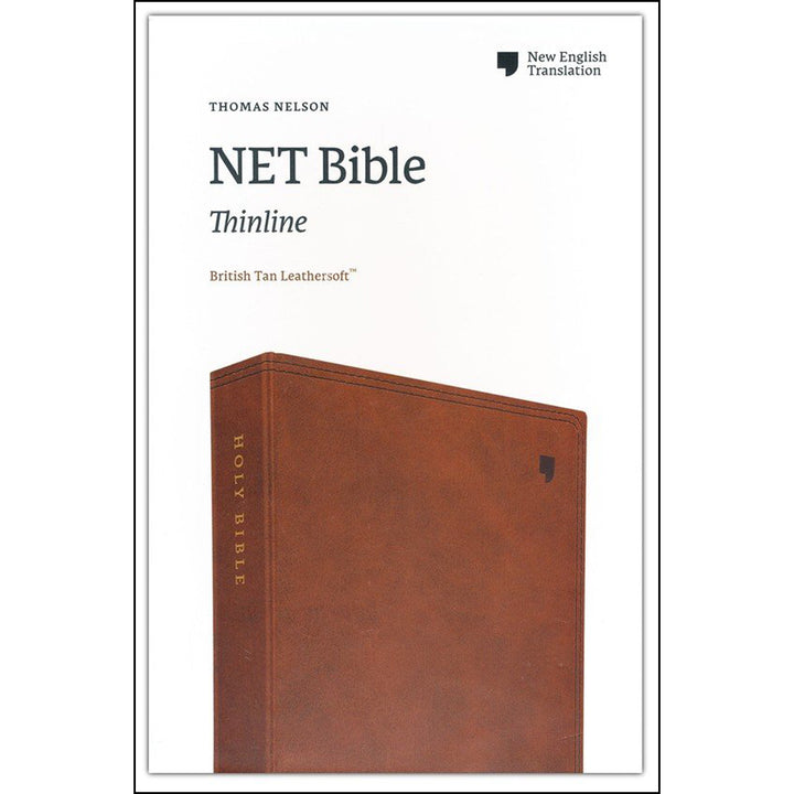 NET Bible Thinline Brown (Comfort Print)(Imitation Leather)
