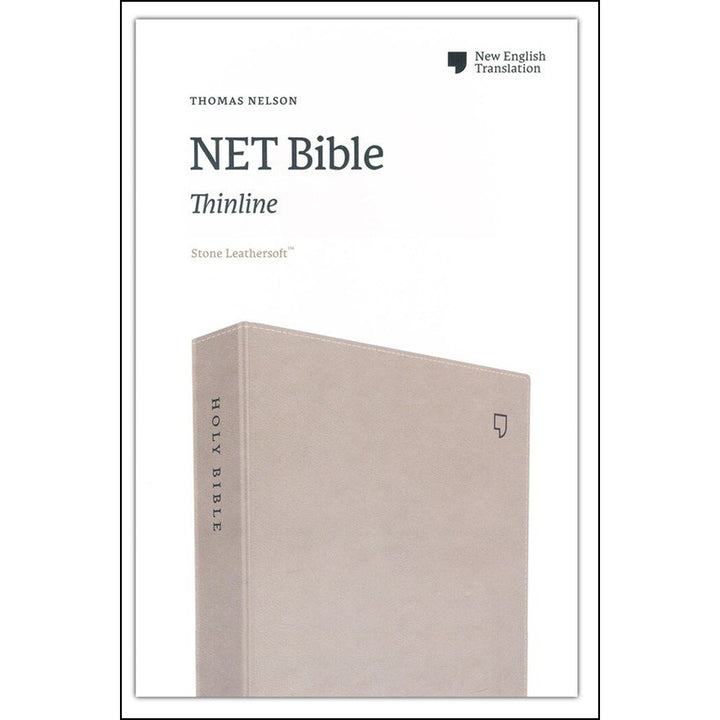 NET Bible Thinline Stone (Comfort Print)(Imitation Leather)
