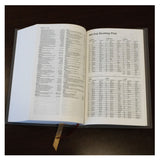 NET Bible Single Column Ref Cloth Over Board Gray (Comfort Print)(Hardcover)