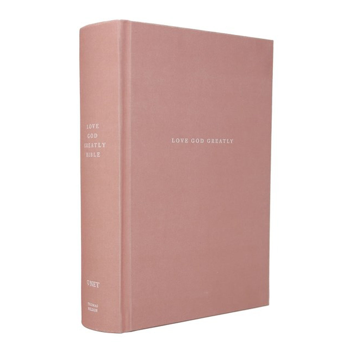 NET Love God Greatly Bible Cloth Over Board Pink (Comfort Print)(Hardcover)