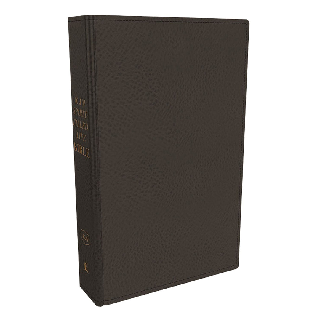 KJV Spirit-Filled Life Bible Third Edition Red Letter Black (Comfort Print)(Genuine Leather)