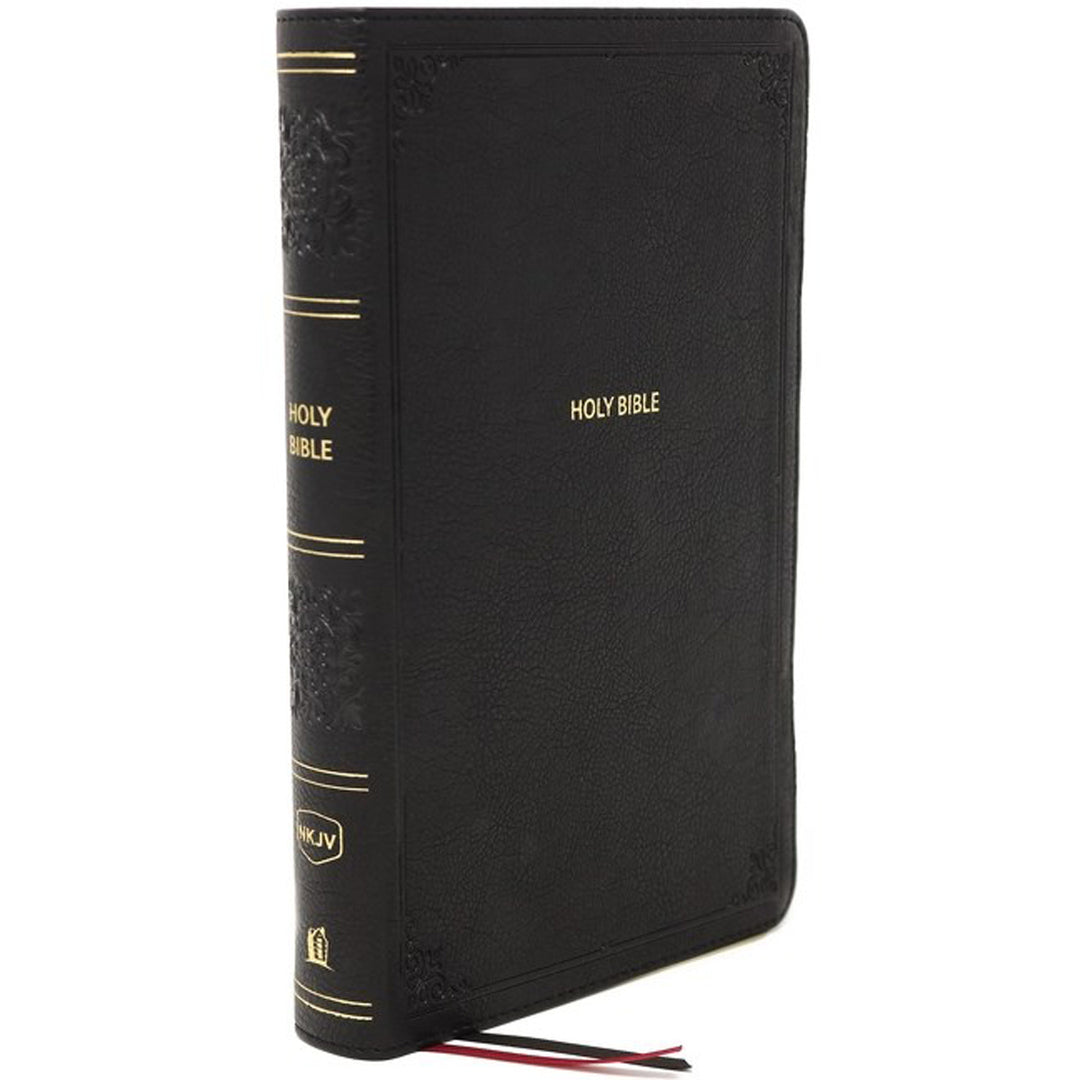 NKJV End Of Verse Compact Reference Bible Red Letter Black (Comfort Print)(Imitation Leather)
