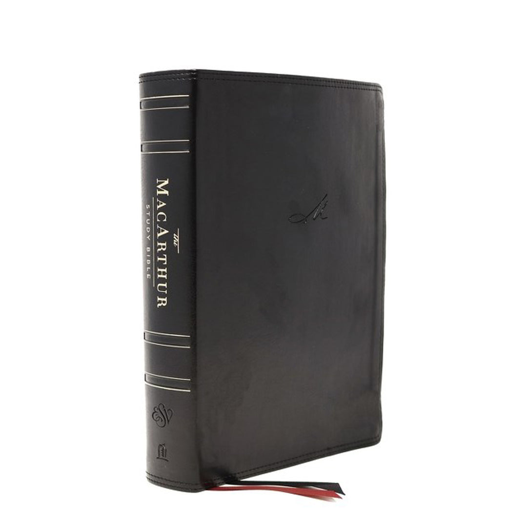 ESV MacArthur Study Bible 2nd Edition Black (Comfort Print)(Imitation Leather)