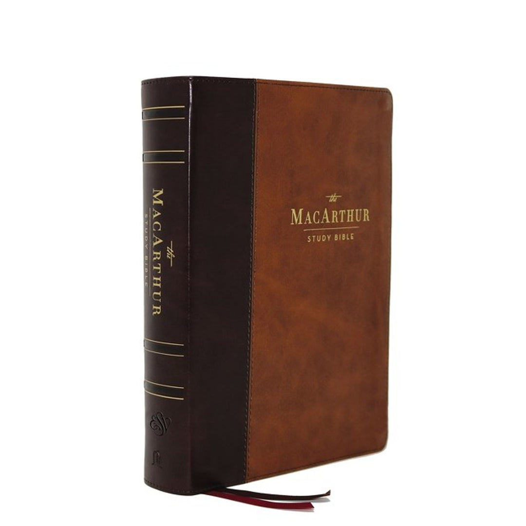 ESV MacArthur Study Bible 2nd Edition Brown (Comfort Print)(Imitation Leather)