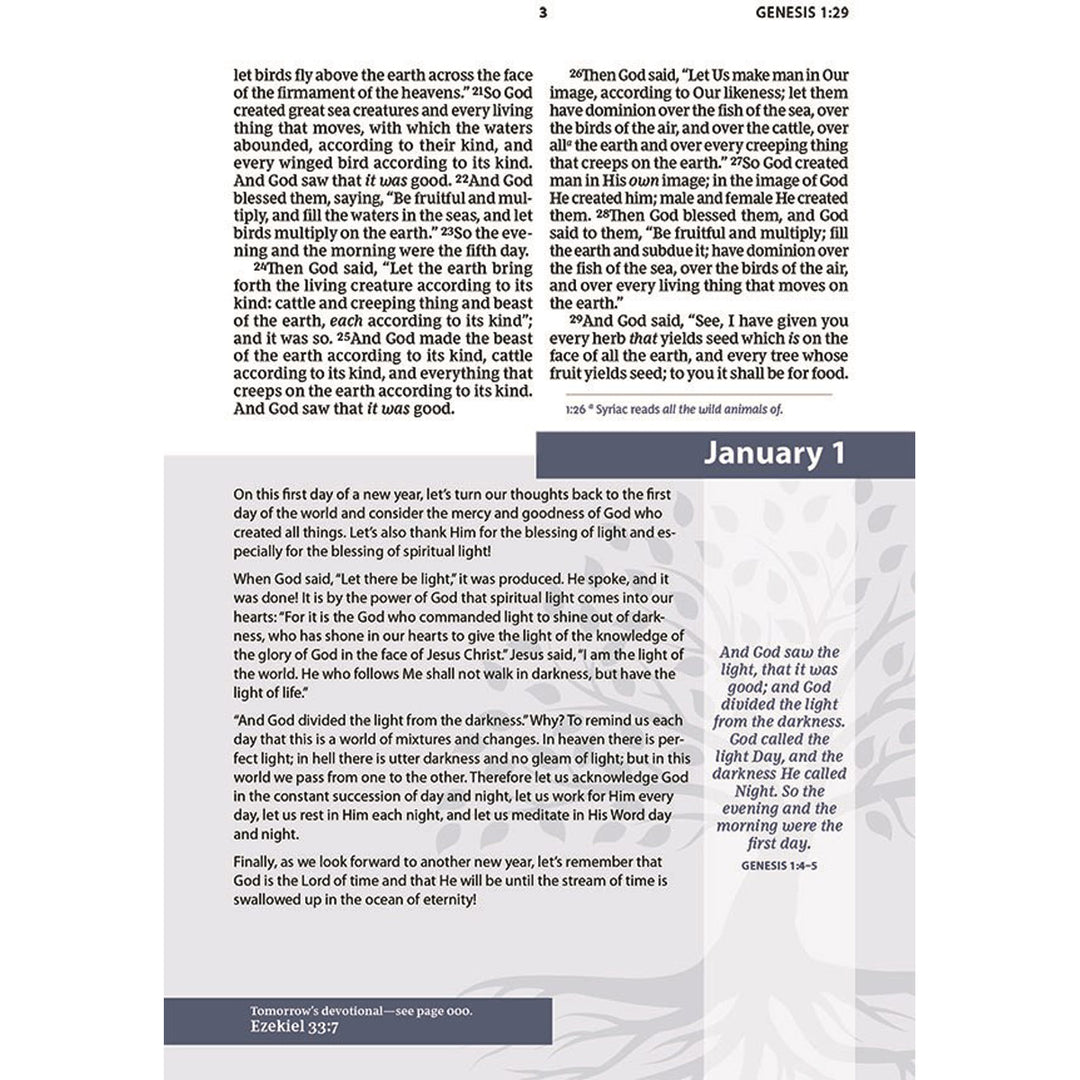NKJV Matthew Henry Daily Dev Bible Red Letter (Comfort Print)(Paperback)