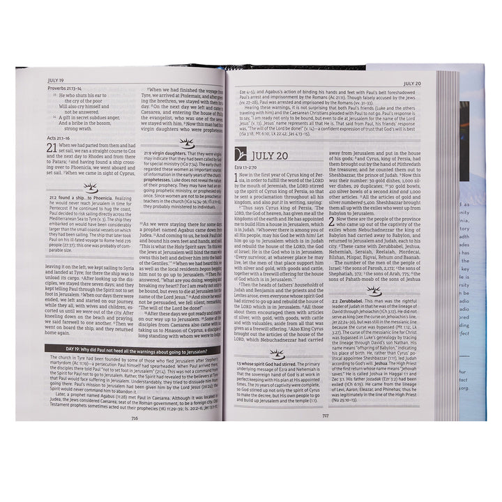 NASB MacArthur Daily Bible 2nd Edition (Comfort Print)(Hardcover)