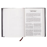 NKJV Foundation Study Bible Large Print Red Letter (Comfort Print)(Hardcover)