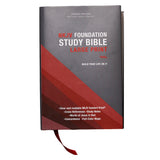 NKJV Foundation Study Bible Large Print Red Letter (Comfort Print)(Hardcover)