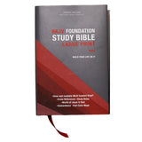 NKJV Foundation Study Bible Large Print Red Letter (Comfort Print)(Hardcover)