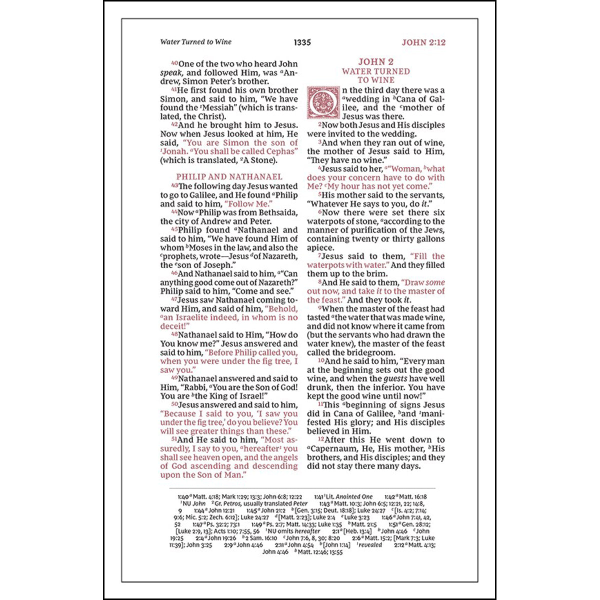 NKJV Personal Size Reference Bib Index Brn (Comfort Print)(Sovereign Collection)(Imitation Leather)