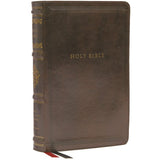 NKJV Personal Size Reference Bib Index Brn (Comfort Print)(Sovereign Collection)(Imitation Leather)