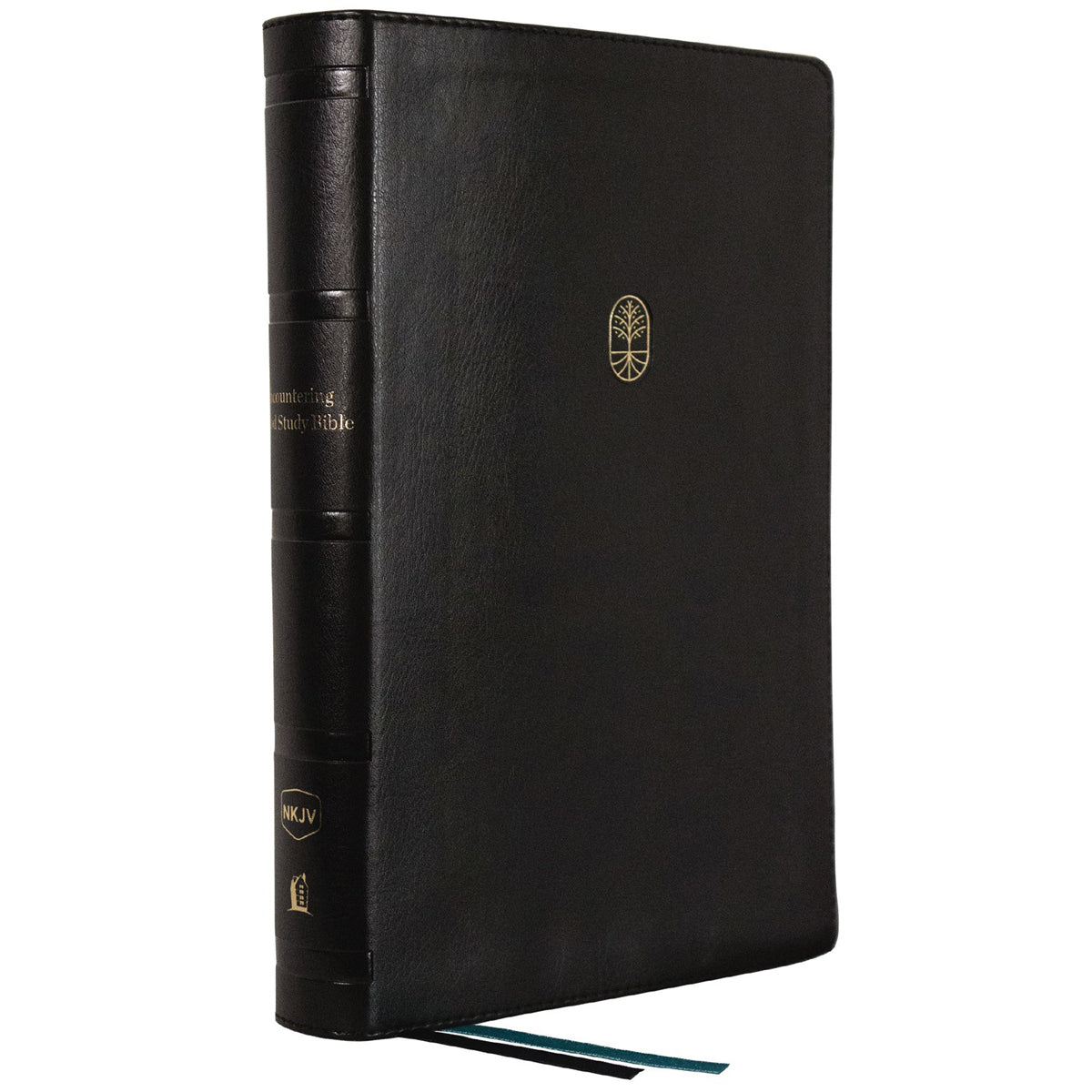 NKJV Black Imitation Leather Encountering God Study Bible Comfort Prin ...