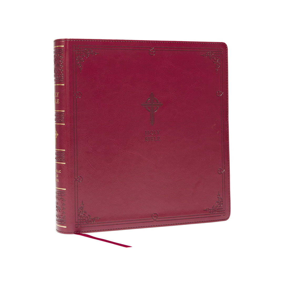 NABRE XL Catholic Edition Large Print Bible Burgundy (Comfort Print)(Imitation Leather)
