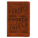 NKJV Personal Size Reference Bible Tan (Comfort Print)(Verse Art Cover)(Imitation Leather)