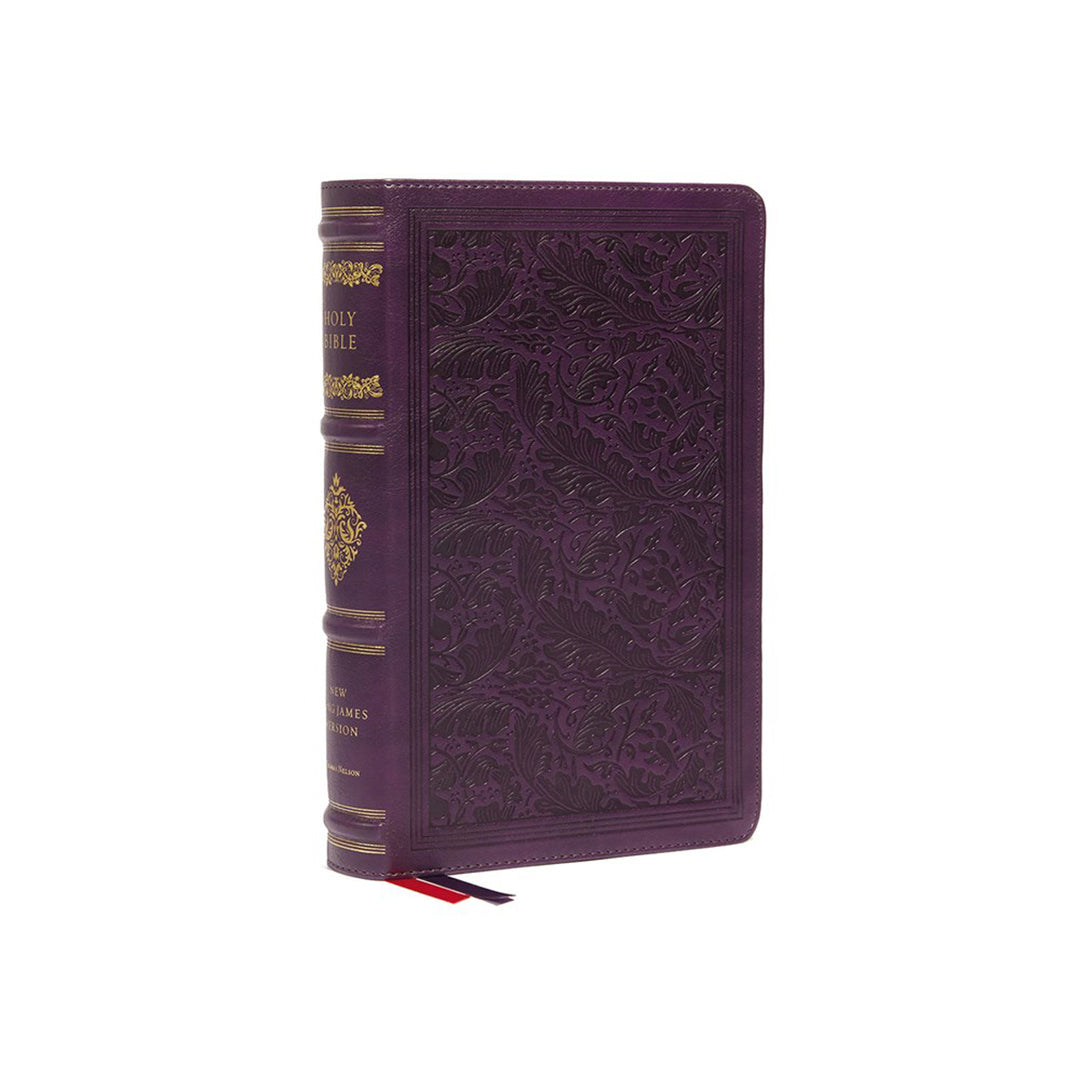 NKJV Wide-Margin Ref Bible Purple (Sovereign Col)(Imitation Leather)