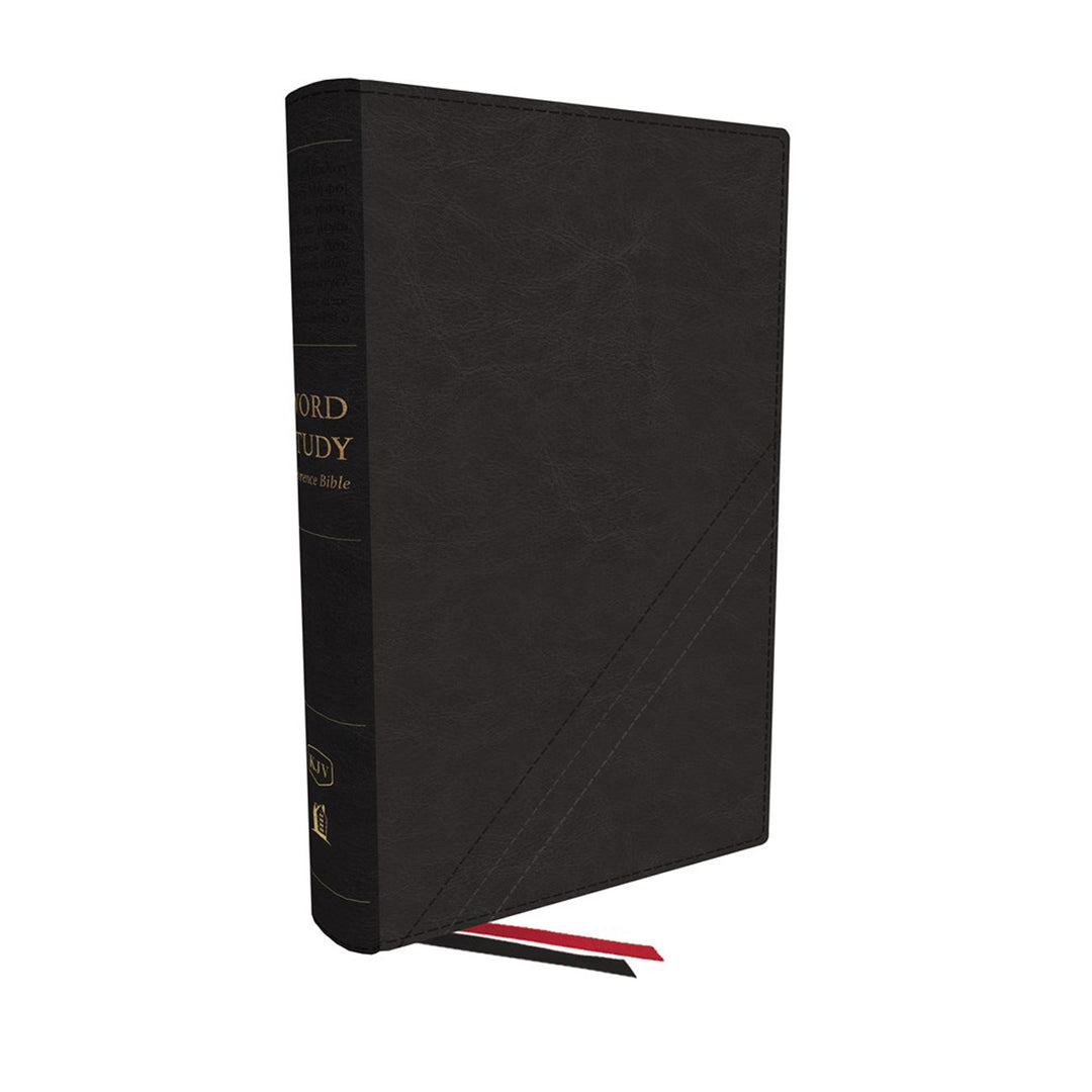 KJV Word Study Reference Bible Red Letter Black (Comfort Print)(Imitation Leather)