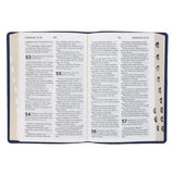 Venda 1936 Blue Vinyl Flexcover Bible Gilt-Edge Thumb Index