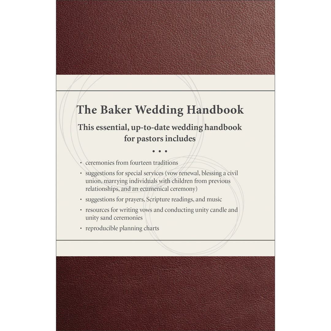 The Baker Wedding Handbook (Hardcover)