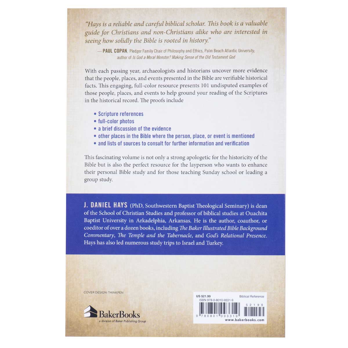 A Christian's Guide To Evidence For The Bible: 101 Proofs From History And Archaeology (Paperback)