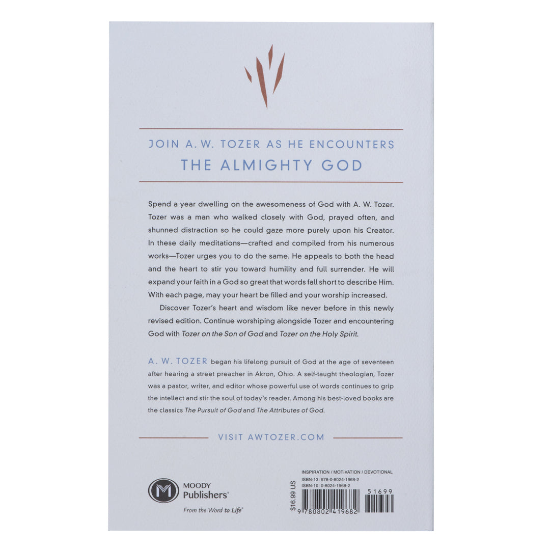 Tozer On The Almighty God: A 365-Day Devotional (Paperback)