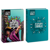 NIV Aqua Imitation Leather Action Study Bible
