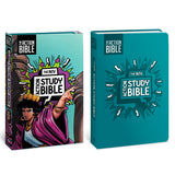 NIV Aqua Imitation Leather Action Study Bible