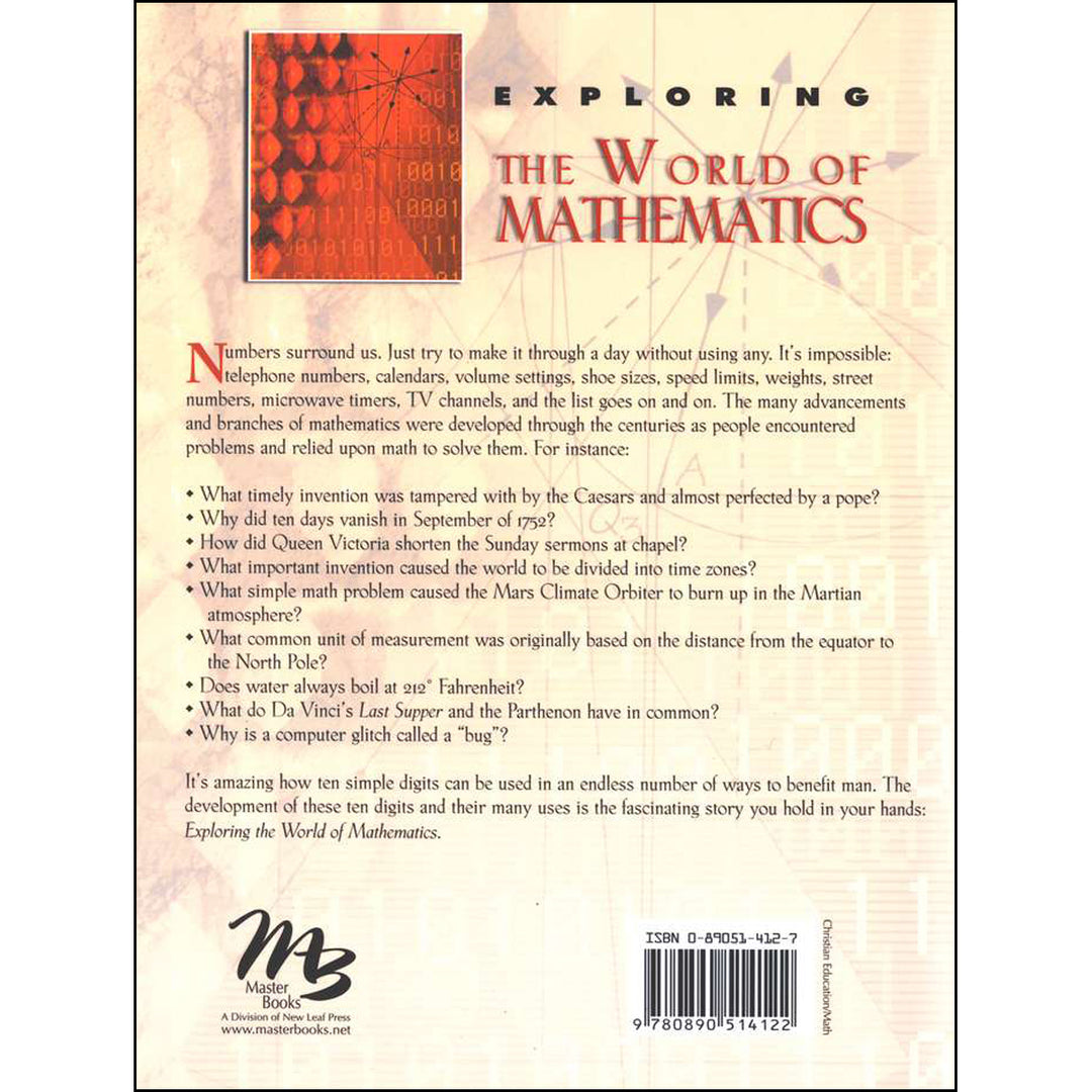 Exploring The World Of Mathematics: Ancient Record Keeping To The Latest Advances (Paperback)