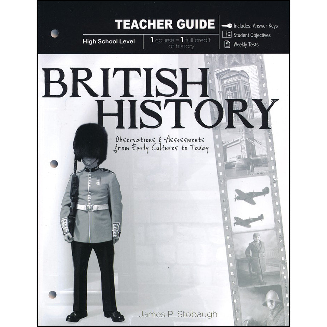 British History Teacher Guide: Observations And Assessments From Creation To Today (Paperback)