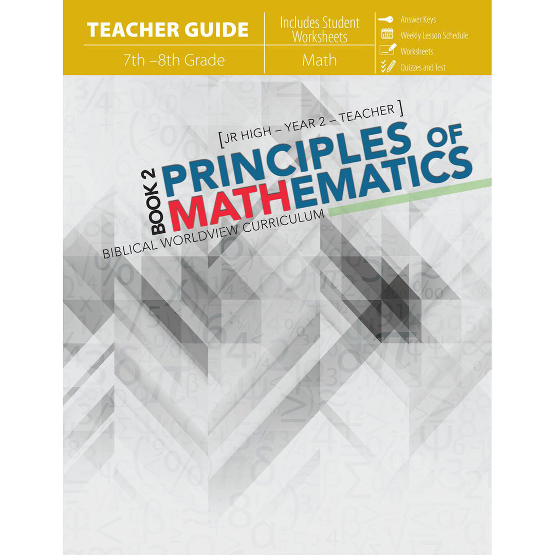 Principles Of Mathematics Book 2 Teacher Guide (Paperback)