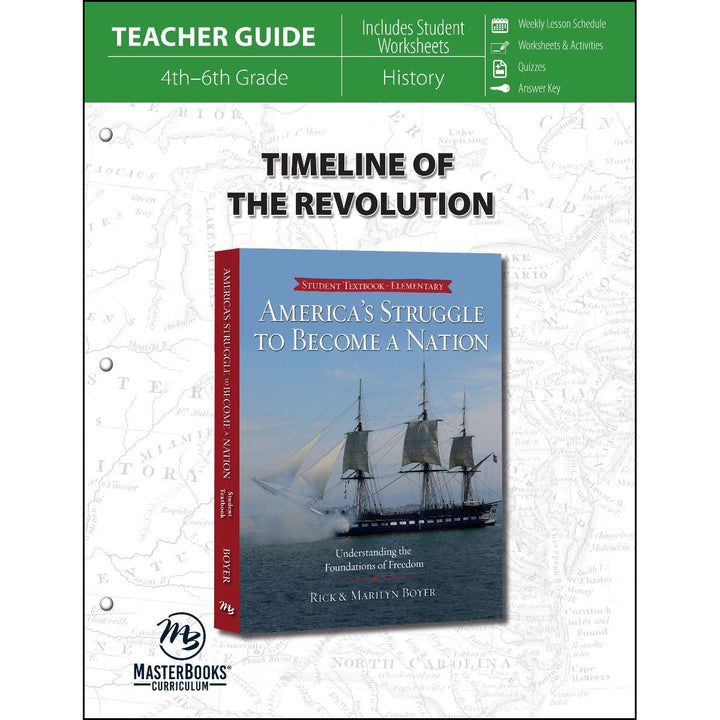 Timeline Of The Revolution Teacher Guide: Understanding The Foundations Of Freedom (Paperback)