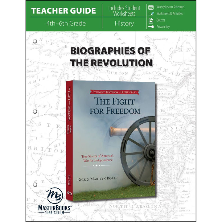 Biographies Of The Revolution Teacher Guide: Stories Of America's War For Independence (Paperback)