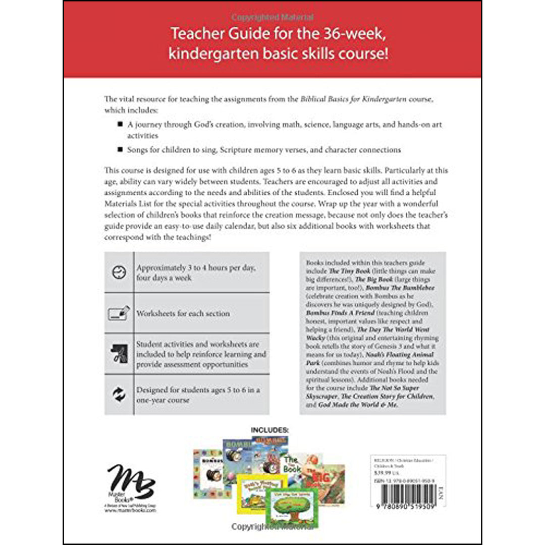 Biblical Basics For Kindergarten: Teacher Guide (Paperback)