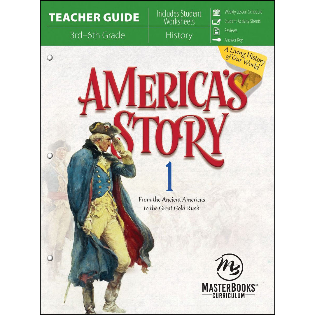 America's Story 1 Teacher Guide: From The Ancient Americas To The Great Gold Rush (Paperback)
