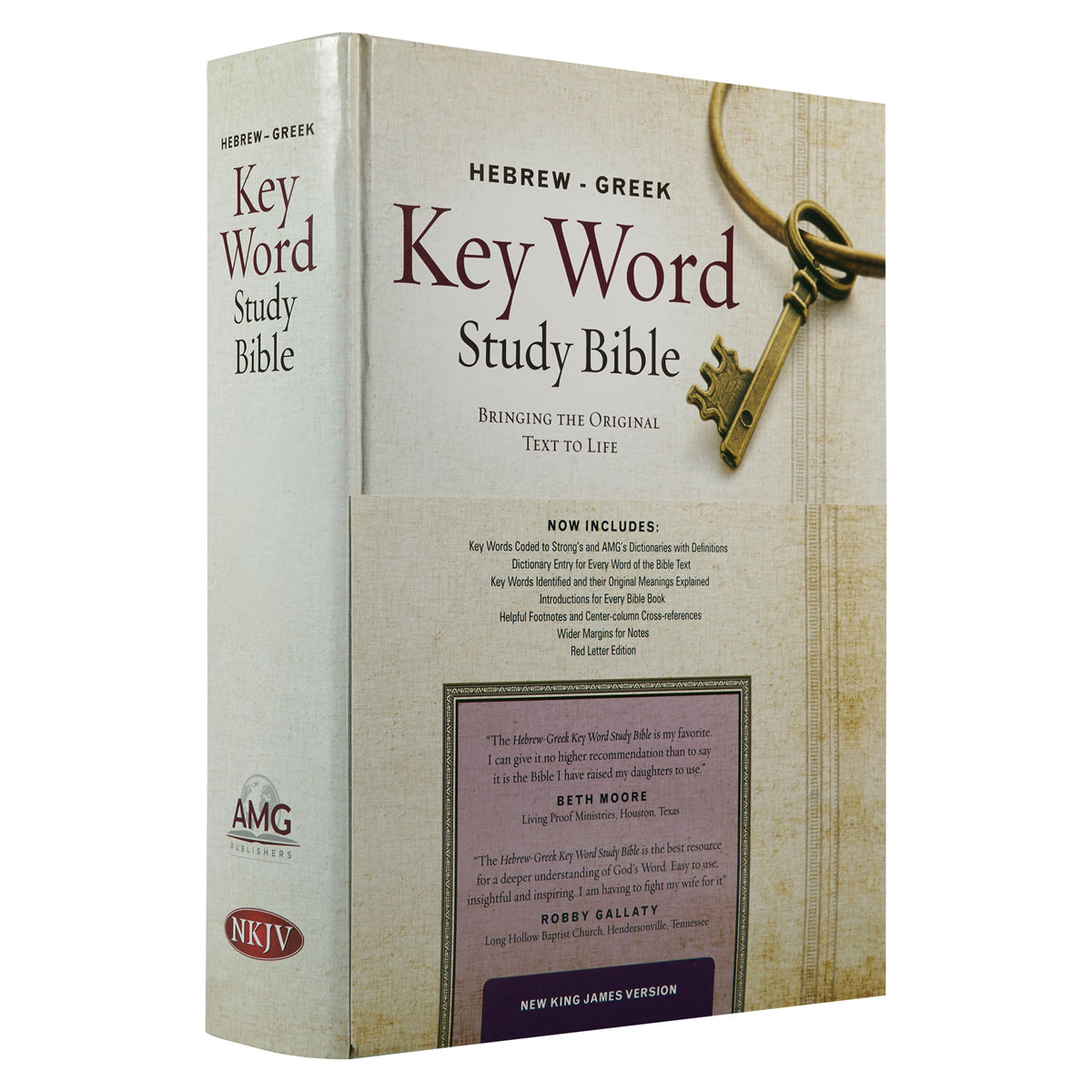 NKJV Hebrew / Greek Key Word Study Bible (Hardcover) – CUM Books