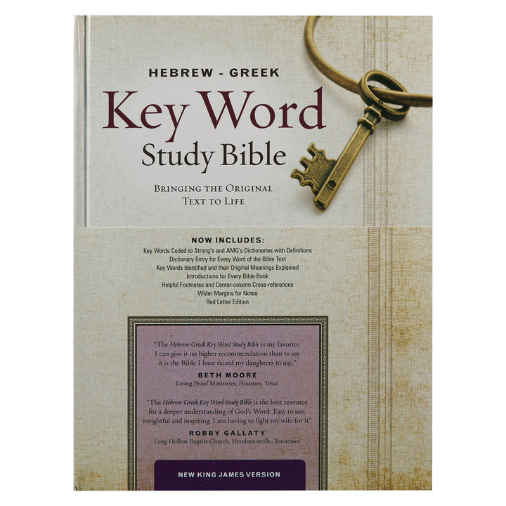 NKJV Hebrew / Greek Key Word Study Bible (Hardcover)