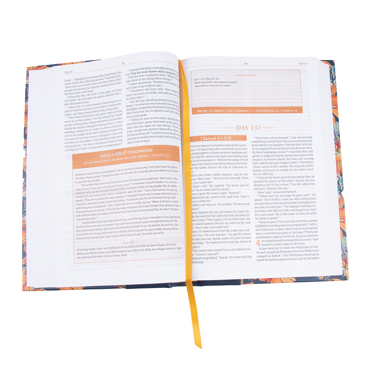 CSB Every Day With Jesus Daily Bible Floral (Hardcover)