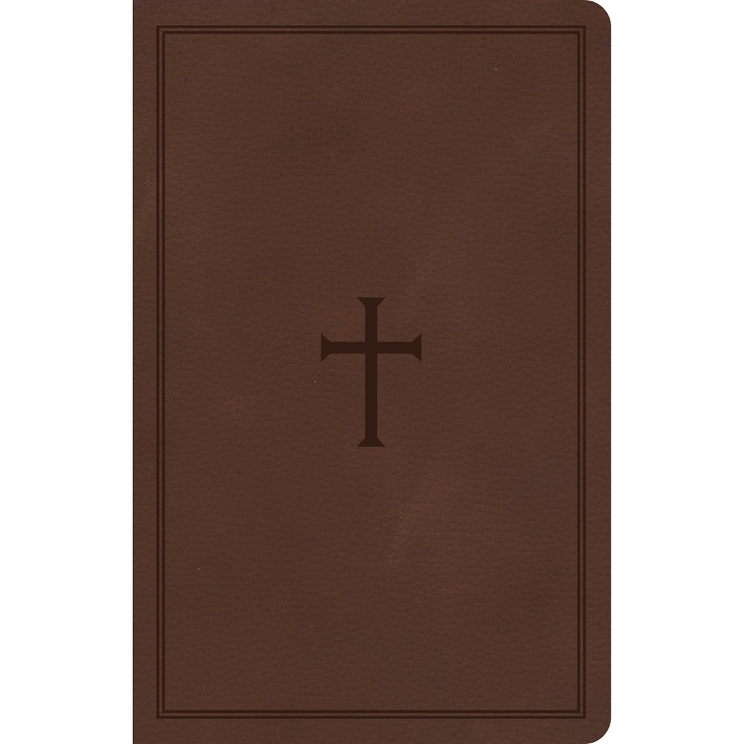 CSB Personal Size Reference Bible Large Print Brown (Imitation Leather)