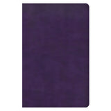 CSB Personal Size Reference Bible Large Print Purple (Imitation Leather)