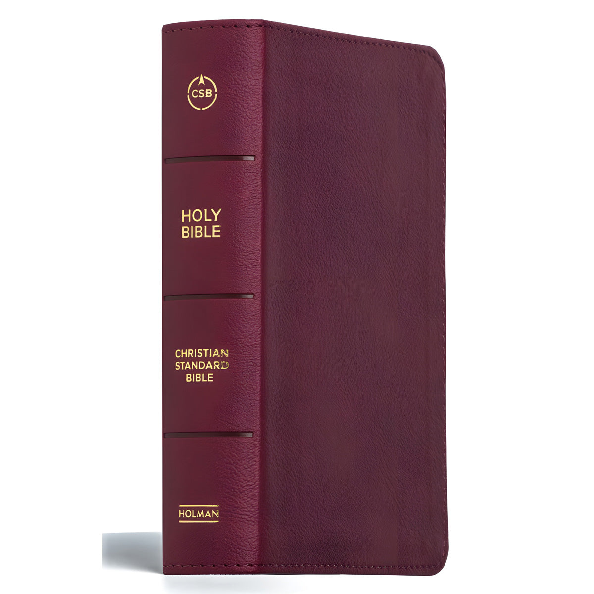 CSB Cranberry Imitation Leather Compact Reference Bible Large Print
