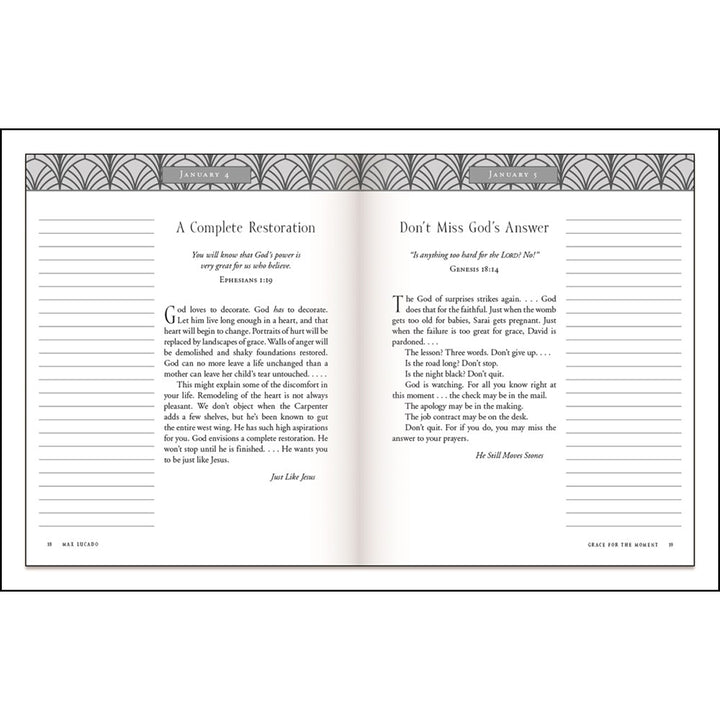 Grace For The Moment Volume 1 Note-Taking Edition (Imitation Leather)