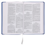 KJV Blue Imitation Leather Value Ultra Thinline Bible Comfort Print