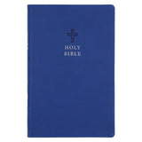 KJV Blue Imitation Leather Value Ultra Thinline Bible Comfort Print