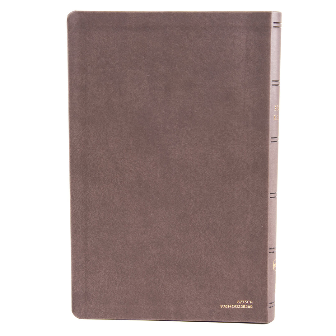 NKJV Charcoal Imitation Leather Value Ultra Thinline Bible Comfort Print